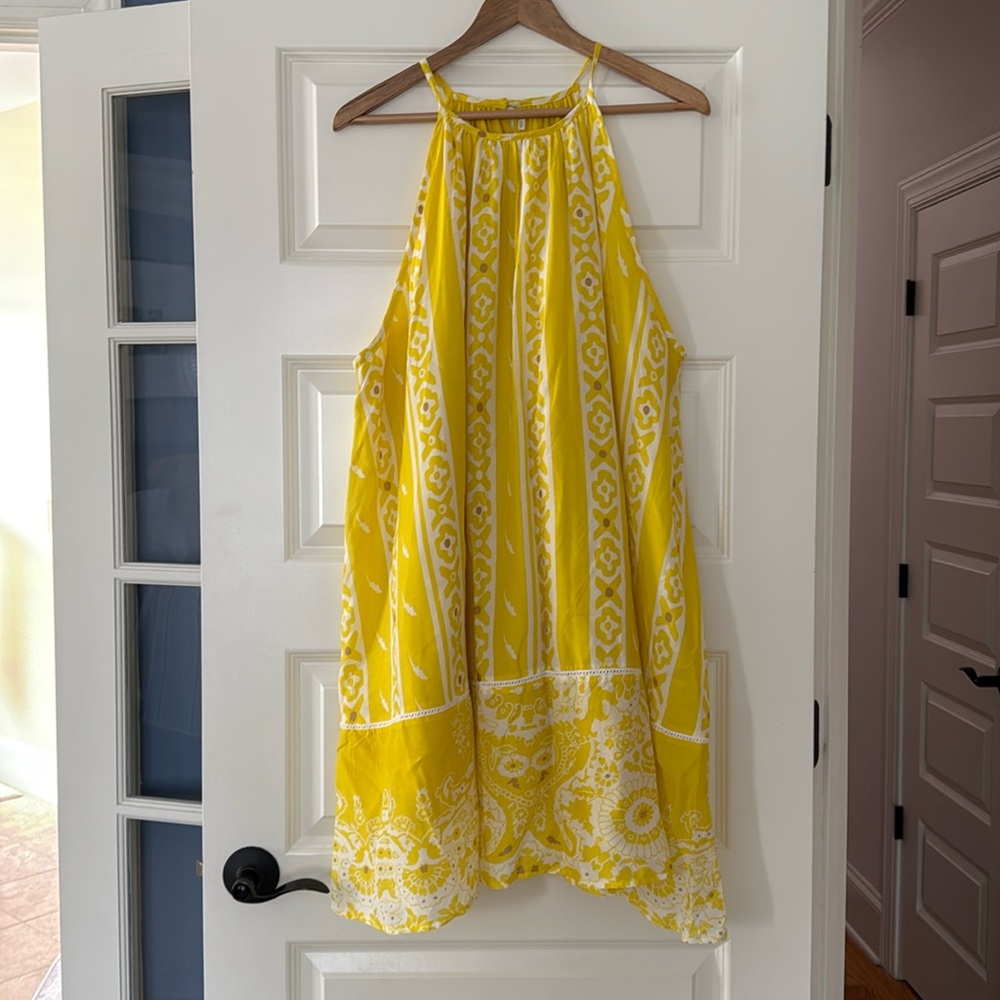 Anthropologie Halter Tunic Mini Dress by forever that girl